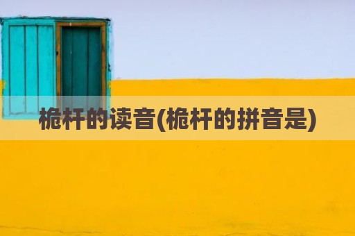 桅杆的读音(桅杆的拼音是)