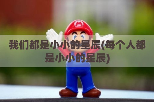 我们都是小小的星辰(每个人都是小小的星辰)