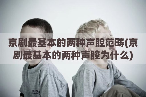 京剧最基本的两种声腔范畴(京剧最基本的两种声腔为什么)
