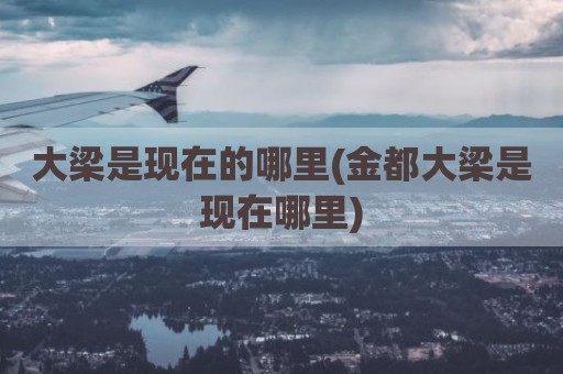 大梁是现在的哪里(金都大梁是现在哪里)