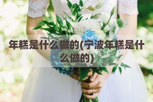 年糕是什么做的(宁波年糕是什么做的)