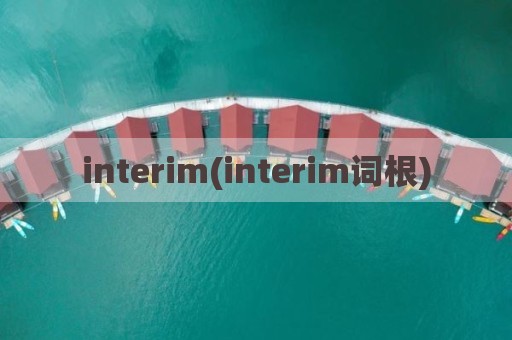interim(interim词根)
