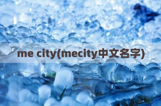 me city(mecity中文名字)
