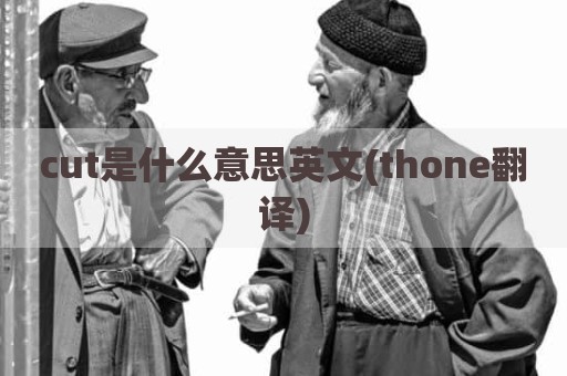 cut是什么意思英文(thone翻译)