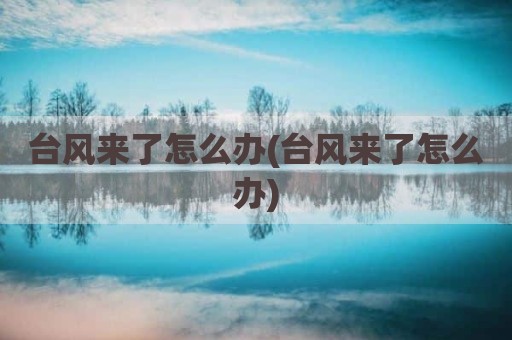 台风来了怎么办(台风来了怎么办)