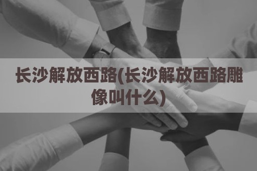 长沙解放西路(长沙解放西路雕像叫什么)