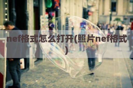 nef格式怎么打开(照片nef格式)