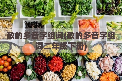 散的多音字组词(散的多音字组词二年级下册)