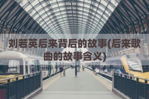 刘若英后来背后的故事(后来歌曲的故事含义)