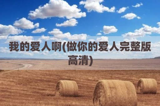 我的爱人啊(做你的爱人完整版高清)