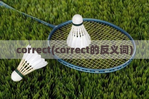 correct(correct的反义词)