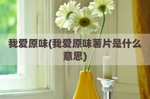 我爱原味(我爱原味薯片是什么意思)