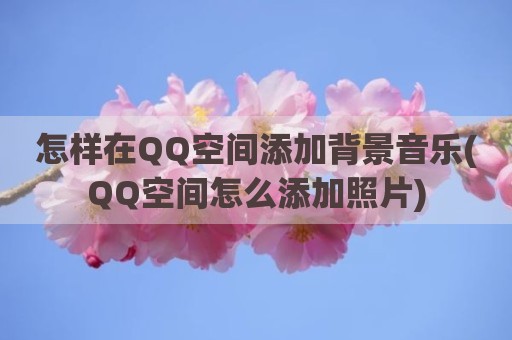 怎样在QQ空间添加背景音乐(QQ空间怎么添加照片)