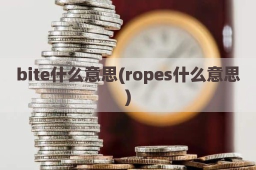 bite什么意思(ropes什么意思)