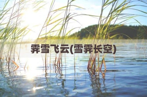 霁雪飞云(雪霁长空)
