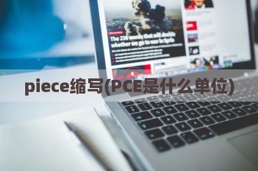piece缩写(PCE是什么单位)