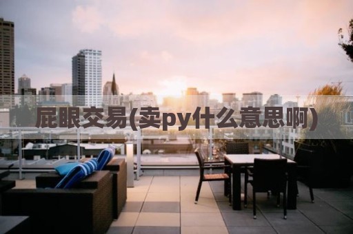 屁眼交易(卖py什么意思啊)