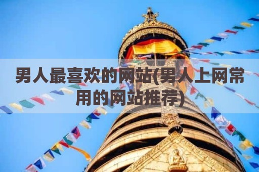 男人最喜欢的网站(男人上网常用的网站推荐)