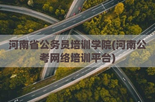 河南省公务员培训学院(河南公考网络培训平台)