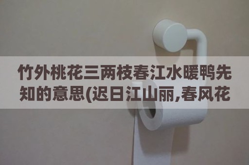 竹外桃花三两枝春江水暖鸭先知的意思(迟日江山丽,春风花草香的意思)