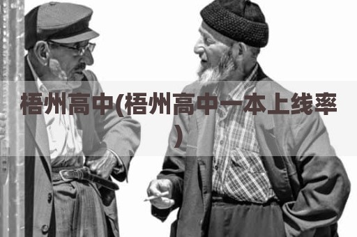 梧州高中(梧州高中一本上线率)