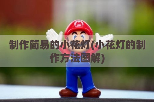 制作简易的小花灯(小花灯的制作方法图解)