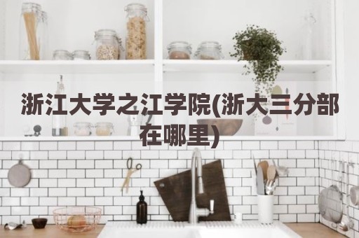 浙江大学之江学院(浙大三分部在哪里)