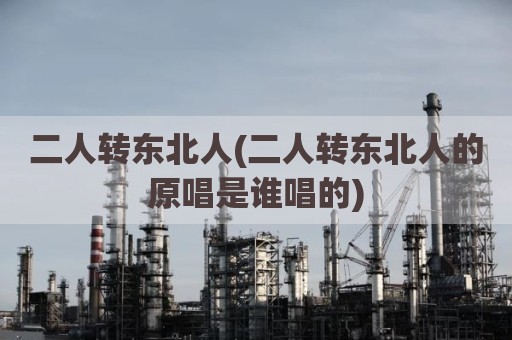 二人转东北人(二人转东北人的原唱是谁唱的)