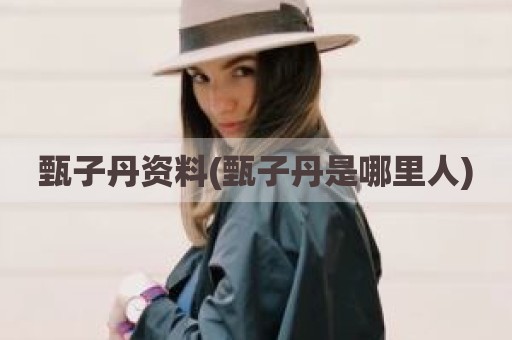 甄子丹资料(甄子丹是哪里人)
