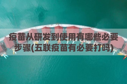 疫苗从研发到使用有哪些必要步骤(五联疫苗有必要打吗)