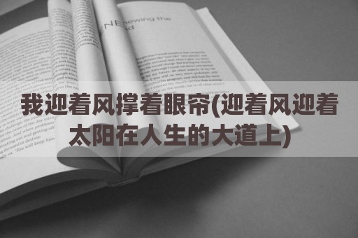 我迎着风撑着眼帘(迎着风迎着太阳在人生的大道上)