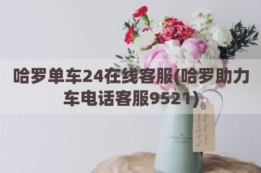 哈罗单车24在线客服(哈罗助力车电话客服9521)