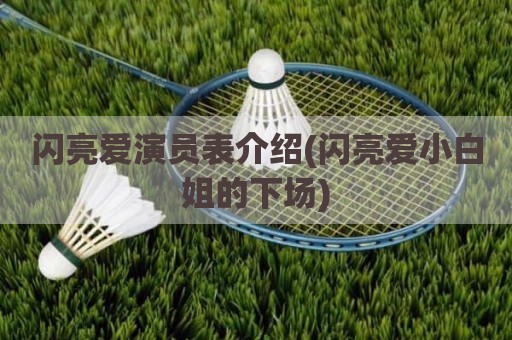 闪亮爱演员表介绍(闪亮爱小白姐的下场)