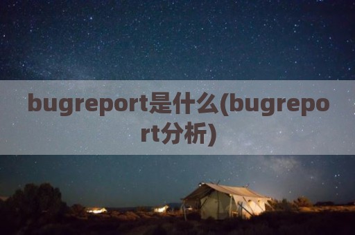 bugreport是什么(bugreport分析)