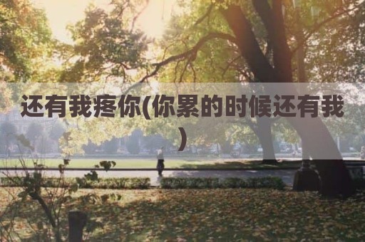 还有我疼你(你累的时候还有我)