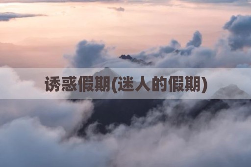 诱惑假期(迷人的假期)