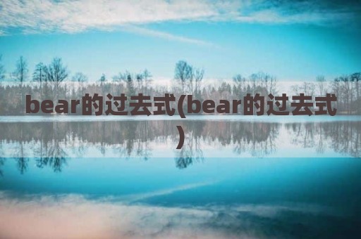bear的过去式(bear的过去式)