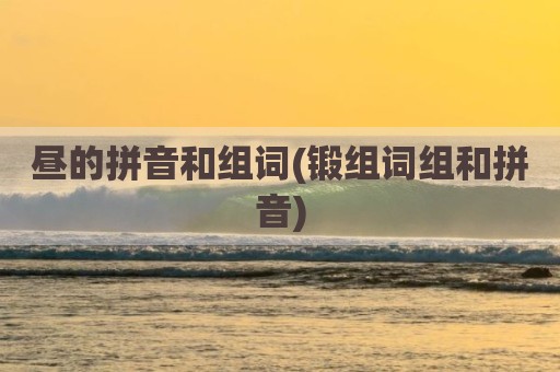 昼的拼音和组词(锻组词组和拼音)