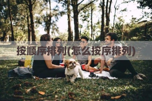 按顺序排列(怎么按序排列)