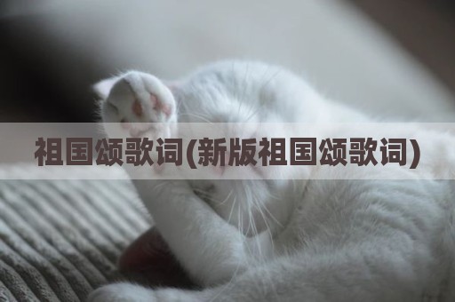 祖国颂歌词(新版祖国颂歌词)