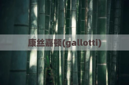 康丝嘉顿(gallotti)
