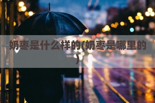 奶枣是什么样的(奶枣是哪里的)