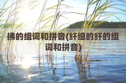 拂的组词和拼音(纤细的纤的组词和拼音)