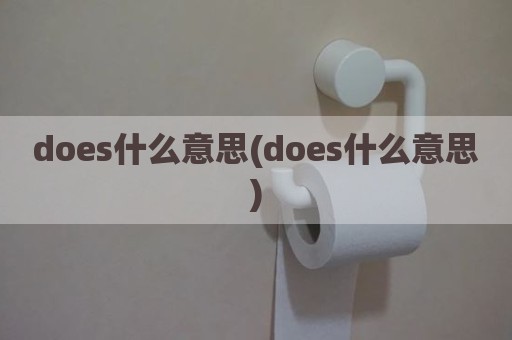 does什么意思(does什么意思)