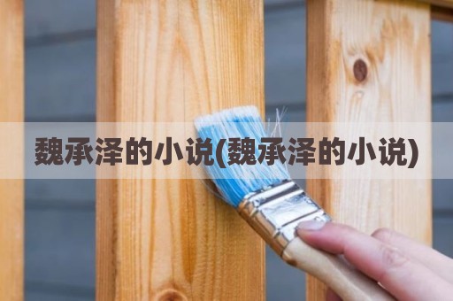 魏承泽的小说(魏承泽的小说)