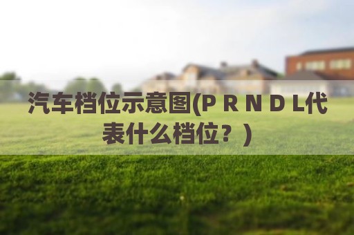 汽车档位示意图(P R N D L代表什么档位？)