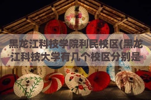 黑龙江科技学院利民校区(黑龙江科技大学有几个校区分别是哪儿)