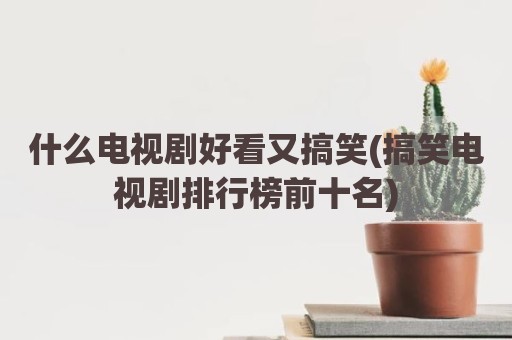 什么电视剧好看又搞笑(搞笑电视剧排行榜前十名)