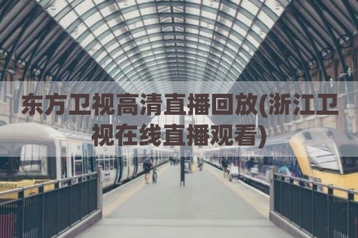 东方卫视高清直播回放(浙江卫视在线直播观看)