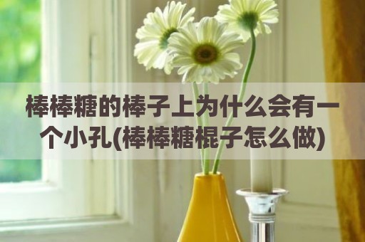 棒棒糖的棒子上为什么会有一个小孔(棒棒糖棍子怎么做)